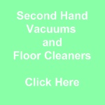 Second Hand Vacuums and Floor Cleaners